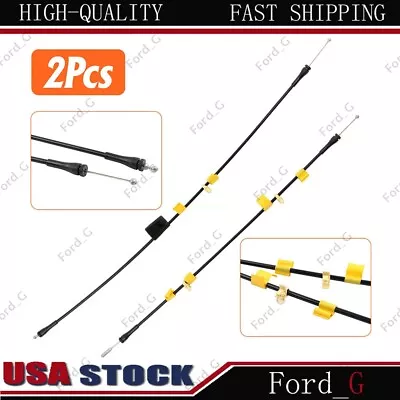 Rear Side Upper&Lower Door Latch Release Cable For 04-08 Ford F-150 Extended Cab • $16.29