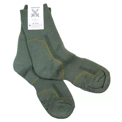 Czech Army Cushioned Thermal Socks - Thick Winter Military Hiking Walking New • £10.75