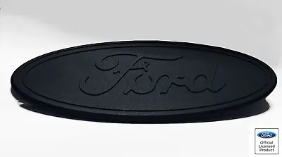 Ford Oval Emblem 9.5  Made Of Billet Aluminum In Matte Black Finish • $66