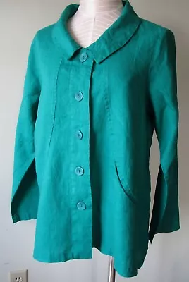 FLAX  Designs LINEN  Azalea Caper Jacket    2G & 3G    NWT  GREENLAKE • $69.99