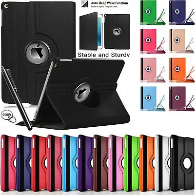 For Apple IPad 5th To 10th Generation Air 11  Pro 360° Rotating Smart Case Cover • £5.47