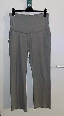 Anne Ladies Grey Over The Bump Maternity Jogger Tracksuit Bottom Trouser 12 14 • £7.50