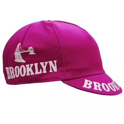 $21.95 • Buy Brooklyn Cycling Cap Cappellino Giro 1974 In Ciclamino Made In Italy By Headdy