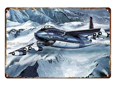  Wall Art Living Room 1950 US Air Force Boeing B-47 Metal Tin Sign • $18.93