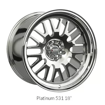 XXR Wheels Rim 531 16x8 4x100/4x114.3 ET20 73.1CB Platinum • $202.30