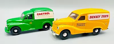 Dinky DY15 Austin A40 'Dinky Toys'  &  Corgi C957/4 Morris Minor 'Castrol' • $5