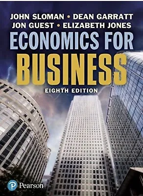 Economics For Business Paperback By Sloman John; Garratt Dean; Guest Jon;... • £54.57