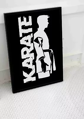 Karate Martial Arts Poster Print Fight Club Art -a3 A4 Size • £12.45