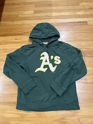 Fanatics MLB Oakland A’s Hoodie Green Men's Las Vegas A's Sweatshirt Size Small • $14.95