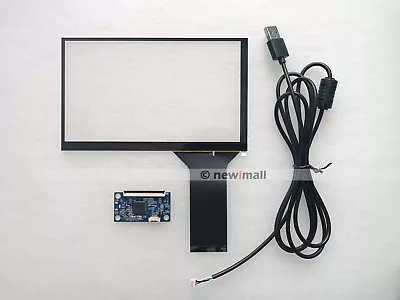 7  Inch Capacitive Touch Screen Digitizer Panel USB Sensor Kit + Driver Board • $30