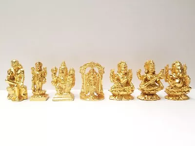 Home Décor Brass Statue Lord Vishnu Shiva Ganesha Kubera Devi Saraswati Shirdi.. • $43.78