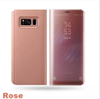 New Slim Cover Luxury Mirror Flip Case For Samsung Galaxy S9 S8 S7 Plus Note 8 • $9.45