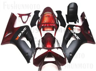 Matte Black Pearl Red Fairing Kit Fit For 03-04 ZX6R 636 ABS Injection Bodywork • $449