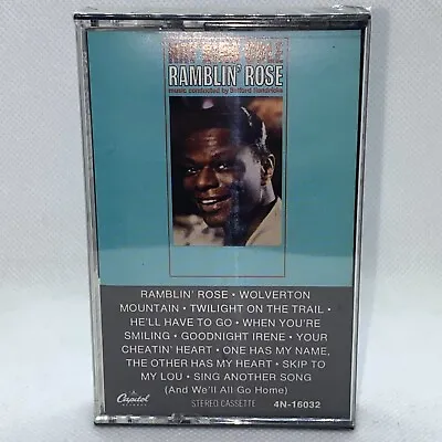 NAT KING COLE - RAMBLIN' ROSE Cassette Tape New & Sealed • $5.95