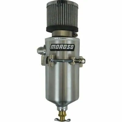 Moroso Universal Race Oil Breather With -8AN Male (Catch Can) Tank (85458) • $142.99