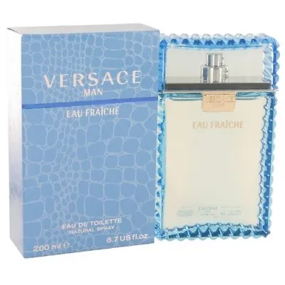 Versace Eau Fraiche Men 6.7 OZ 200 ML Eau De Toilette Spray Nib Sealed • $71.47