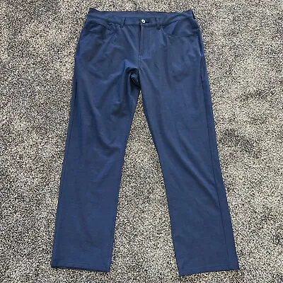 Men’s Callaway Golf Pants Size 36x30 Navy Blue Small Striped  • $29.99