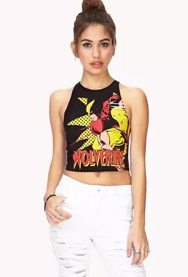 Wolverine Tank Top X-Men Marvel Comics Women’s  Size Small Black • $11.99