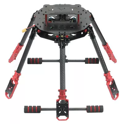 JMT Saker675 675mm 6-axis Carbon Fiber Folding Rack W/ Landing Skid Motor Mount • $282.54