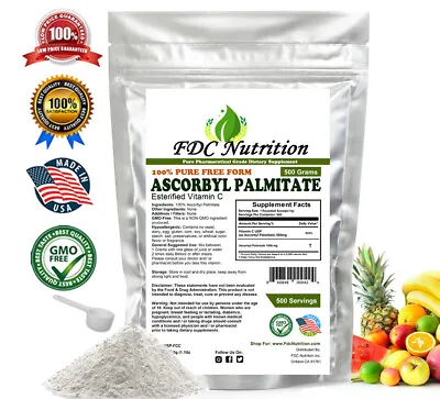Ascorbyl Palmitate (Vitamin C Ester) 100% Pure Powder 500 Grams Each  • $53.75