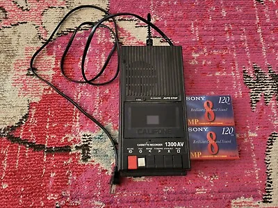 Vintage Califone 1300 AV Cassette Recorder Player Retro AND 2  Blank Tapes Lot • $13.89