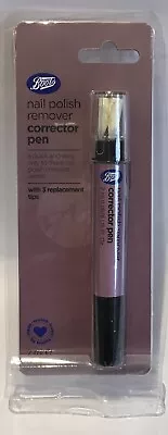 Boots Nail Polish Remover Corrector Pen With 3 Replacement Tips New • $6.20