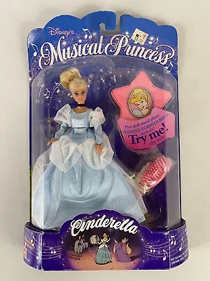 Vintage 1994 Mattel Disney Musical Princess Cinderella Doll NEW NIB • $34.99