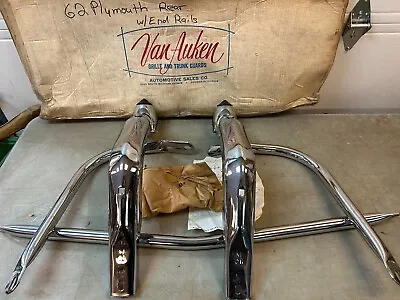 Nos 1962 Plymouth Van Auken Rear Chrome Trunk Torpedo Type Bumper Guard Trim • $299.62