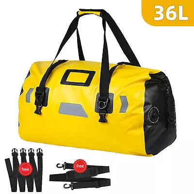Motorcycle PVC Waterproof Reflective Luggage Bag Motorcycle Duffel Bag Dry J4T6 • $35.68