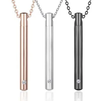 $4.15 • Buy Jewelry Long Chain Aroma Diffuser Perfume Vial Necklace Wishing Bottle Pendant