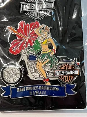 Harley Davidson Dealer Pin - Maui - Hawaii - 2008 (a) • $7.99