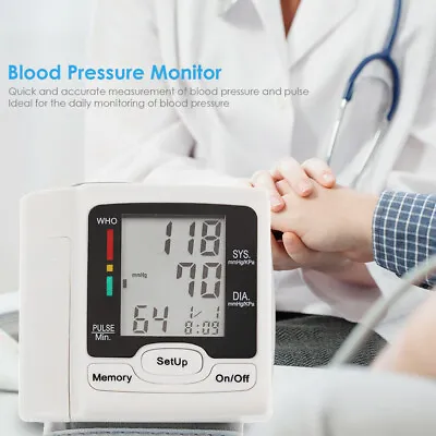 Automatic Digital BP Monitor Wrist Blood Pressure Monitor Blood Pressure Monitor • $16.44