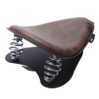 $65.65 • Buy Aged Brown Motorcycle Solo Seat For Yamaha V-Star 250 650 950 1100 1300 Bobber