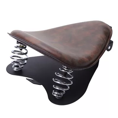 Aged Brown Motorcycle Solo Seat For Yamaha V-Star 250 650 950 1100 1300 Bobber • $65.65