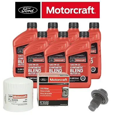 Motorcraft 5W-20 Oil Change Kit For 2000-2015 Ford Super Duty 5.4L/6.2L/6.8L • $69.95