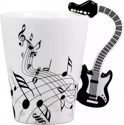 Guitar Mug Music Coffee Mug Guitar Coffee Mug Gifts For Musician Guitar Players  • $20.36