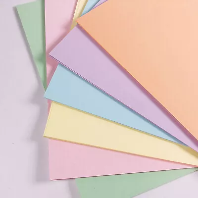 A3 Pastel Card Mixed Pastel Card 50 Sheets 160gsm Spring Card A3 Coloured Card • £9.59