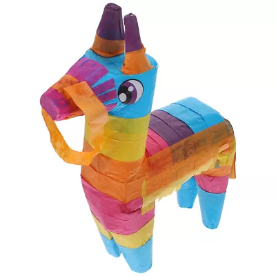 Mexican Pinata Party Supplies For Kids - Rainbow Unicorn And Donkey Pinatas-SH • £8.69