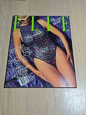 Elle Fashion Magazine January 1992 Claudia Schiffer Rachel Williams • $35.99