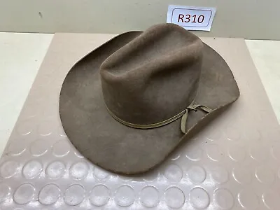 Vintage BEAVER HATS Cowboy Hat 7-1/8 Brown 10x • $90.97