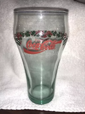 9 - Vintage Coca-Cola Christmas Holiday Bells Holly Collectible Drinking Glass • $30