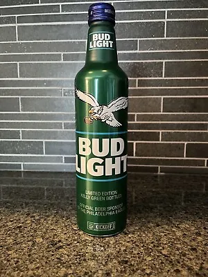 $8.95 • Buy Philadelphia Eagles Kelly Green 2023 Bud Light Limited Edition Aluminum Bottle