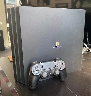 $200 • Buy Sony PlayStation 4 Pro 1TB Console - Jet Black - With Black Controller 