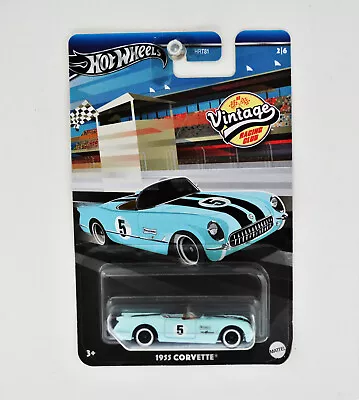 1955 Corvette Hot Wheels Premium Vintage Racing Club Collector Themed Set • $10