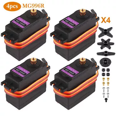 4PCS MG996R Gear Digital Torque Servo 180° For Futaba RC JR Truck Racing • $17.66