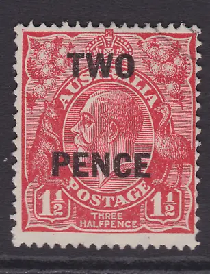 $6.16 • Buy Australia 1930  TWO PENCE  SURCHARGE On 1½d Red KGV CTO POSTMARK (LD82)