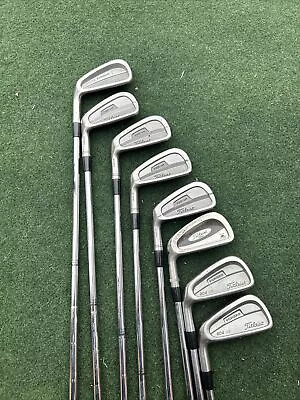 Titleist Demo Irons Left Handed 8 6 Irons 735CM 704CB 862DCI 804OS • $80