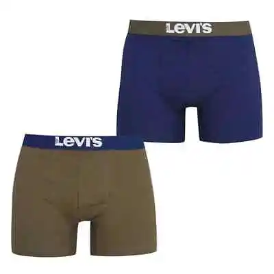 Levis Boxers 2 Pack Blue Green Mens Underwear 2XL B441-15 • £19.95