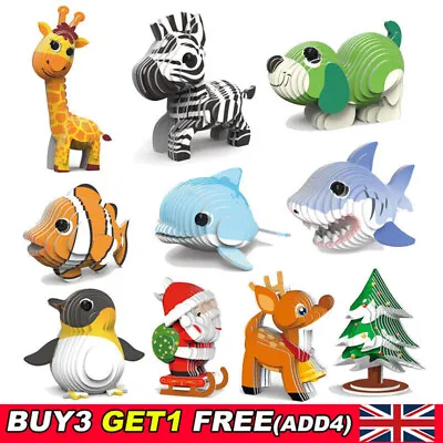 3d Puzzle New Model Build Your Own Jigsaw Craft Kit Choose Design Christmas • £6.25