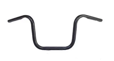 8.5  Mini Ape Hanger Black 1  (25mm) Motorcycle Handlebars With Wiring Dimples • $129.39